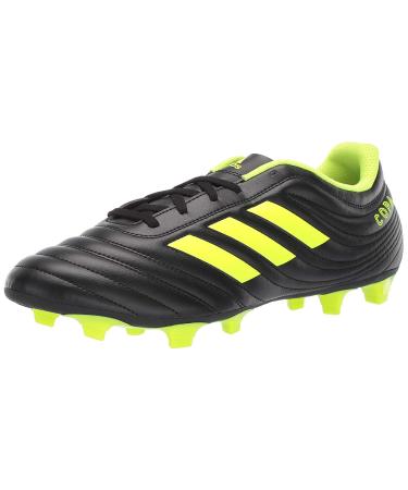 adidas Unisex-Adult Copa 19.4 Firm Ground Soccer Shoe 9 Black/Silver Metallic/Solar Yellow