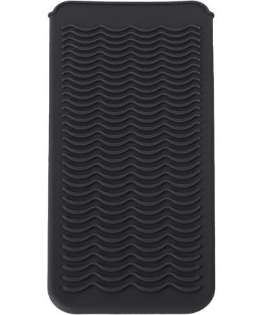 Silicone Pouch Heat Resistant Storage Bag for Curling Irons Traveling Durable Holder (Black) - Buy Online on GoSupps.com