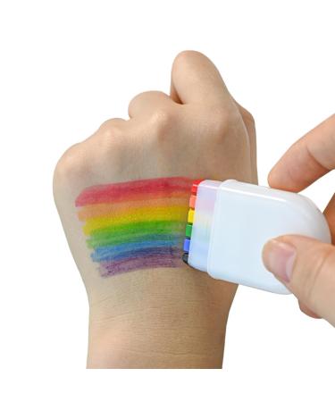 Buy Rainbow Eye Black Stick - Face Paint for Kids & Adults | Perfect Gift for Parties | 2.24x1.33x0.47 Inch - Buy Online on GoSupps.com