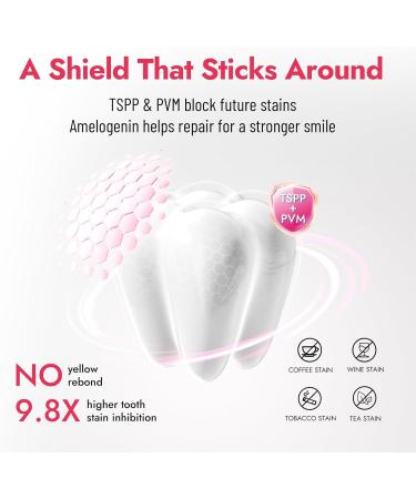 MALIC Acid Teeth Whitening Toothpaste Natural Care Deep Stain Removal&Plaque Fluoride Free Non Toxic for Adults Kids and Sensitive Teeth with Niacinamide 3.57oz. Rose of No Man's Land 1 - Buy Online on GoSupps.com