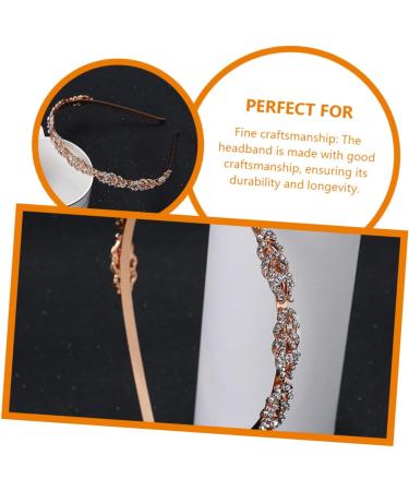 MAGICLULU hair accessories trend grace Metal European and American headband Fashion woman Rhinestones Headband Glitter Headband For Women's Hair crystal headgear scarf - Buy Online on GoSupps.com