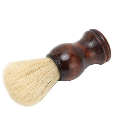 Premium Beard Razor Brush - Anti-Slip Wood Handle Portable Shaving Brush for Cream Foam & Soap | Professional Hairdressing Tool - Buy Online on GoSupps.com