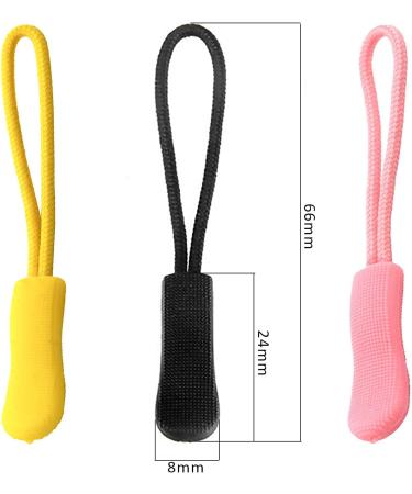 10 Zipper Loops Pullers - Black Zipper Extensions for Easy Use | Quality Zipper Accessories - Buy Online on GoSupps.com