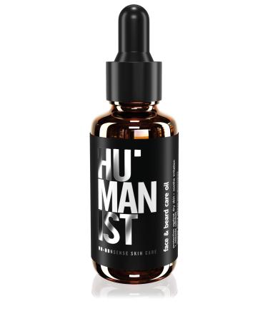 Humanist - Huile hydratante visage et barbe - Protection contre la peau s che - Revitalisante - Composition naturelle - Vegan - 30 ml