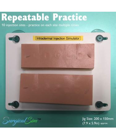Intradermal Injection Practice Simulator Intramuscular Training IV Pad Model2022 - Buy Online on GoSupps.com