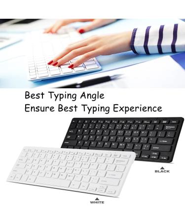 White Wired Mini Keyboard for Mac & PC | Compact USB Keyboard for iMac MacBook Pro/Air Windows Laptops - Riuty - Buy Online on GoSupps.com