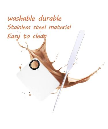 3 PCS Stainless Steel Makeup Spatula Set | Professional Facial Mixing Stick for Makeup Artists - Buy Online on GoSupps.com