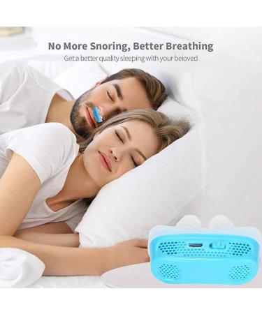 Electric Anti-Snoring Device with Adjustable Wind Speed | Snore Stopper for Men and Women | Blue - Buy Online on GoSupps.com