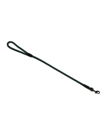 Leash - rope leash with hand loop Basic 10mm 27 colours 7 lengths (0.70 m fir green) 0.70 m fir green