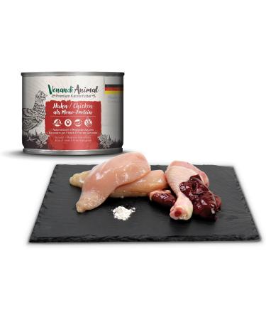 Venandi Animal Premium Wet Cat Food - Tasting Package III (Monoprotein 6 Pack) - Grain-Free Variety (Chicken Duck Beef Horse Calf Turkey) - 6 x 200g - Buy Online on GoSupps.com