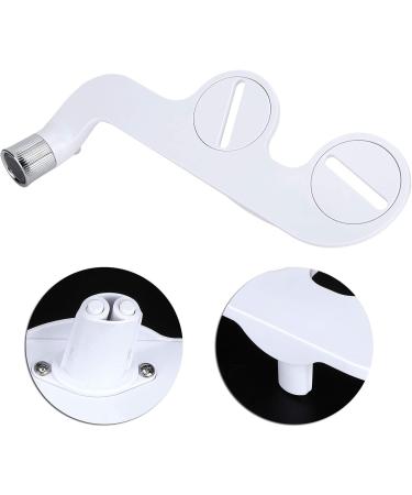 Fresh Water Sprayer G1/2 Bidet Seat Attachment - Cold Water Double Nozzle Non-Electric - International Shipping Available - Buy Online on GoSupps.com