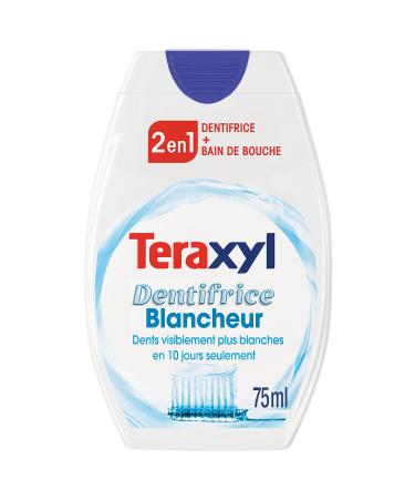 Teraxyl 2-in-1 Toothpaste & Mouthwash - Whitening Freshness & Activation Technology - 75 ml Tube - International Shipping Available - Buy Online on GoSupps.com