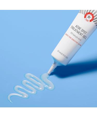 First Aid Beauty FAB Pharma BHA Acne Spot Treatment Gel 2% Salicylic Acid - Target Breakouts, Whiteheads, Blackheads & Blemishes - Buy Online on GoSupps.com