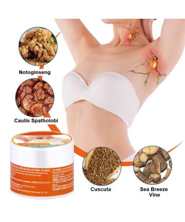 Lymph Node Detox Cream & Ointment Set - Lymphatic Drainage Relief | Pain Relief for Neck & Armpit - 3 Pieces - Buy Online on GoSupps.com