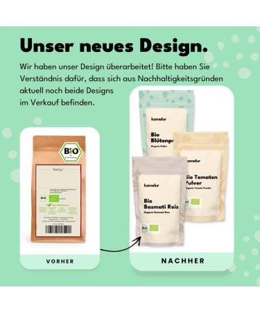  Kamelur Kamelur 500g of organic dried green lentils organic dried fruit without additives Dried green lentils in biodegradable packaging - Buy Online on GoSupps.com