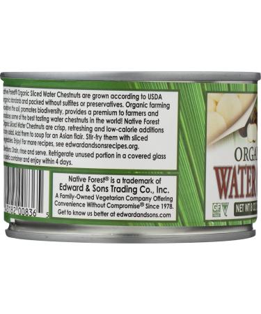Native Forest Water Chestnut Sliced - 8 oz | Fresh and Delicious - Buy Online on GoSupps.com