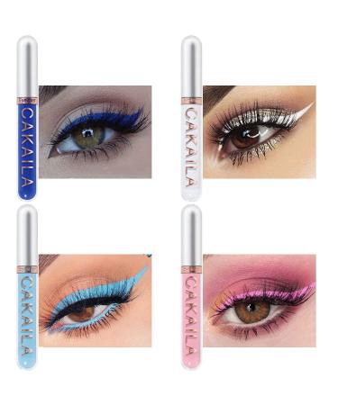 MEICOLY 8 Colors Liquid Eyeliner Colorful Set  Matte Colored Green White Eye Liners Pencil Pro High Pigmented Waterproof & Long Lasting Bright Eyes delineadores de colores  01 01 eyeliner set - Buy Online on GoSupps.com