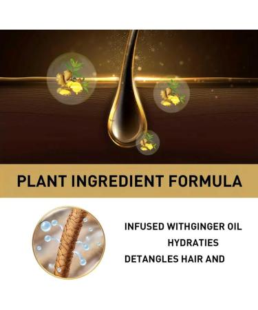 Shampoing au gingembre produits capillaires au gingembre - Anti-chute soin anti-perte de cheveux cheveux pais et plus longs pour la perte de cheveux et l'amincissement des cheveux - Pour homme - Buy Online on GoSupps.com