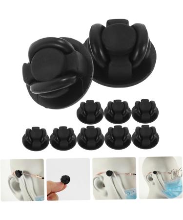 Homsfou 10-Pack Mask Glasses Clips - Break Mundsprung Ohrhaken Extensions for Snorkel Masks | Silicone Face Mask Holders & Buckles for Adults - Buy Online on GoSupps.com