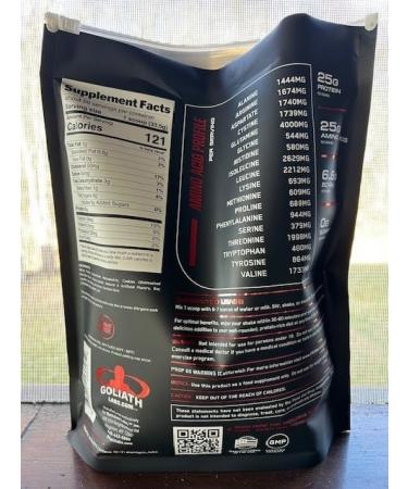 Goliath Labs 100% Whey Protein Powder Isolate/Blend | Fast-Absorbing Workout Supplements for Men and Women | 25g of Pure Protein and 5.5g of BCAAs | 5 lbs 68 Servings (5 LB Cookies n Cream) - Buy Online on GoSupps.com