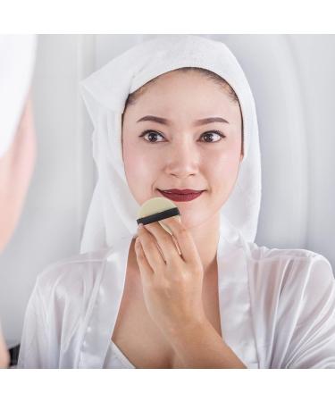 7pcs Non-Latex Puff Makeup Sponge Set - Blush Foundation Toe Dividers - Hydrophilic Cotton Puffs in Light Green for Flawless Application - Buy Online on GoSupps.com