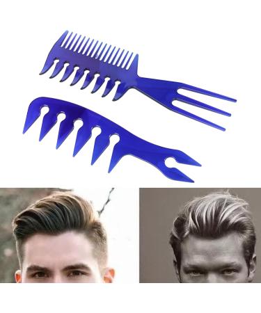 ROYALEAD Retro Oil Hair Comb Set Double Side Tooth Comb for Hair Styling and Anti Static Brush - Buy Online on GoSupps.com