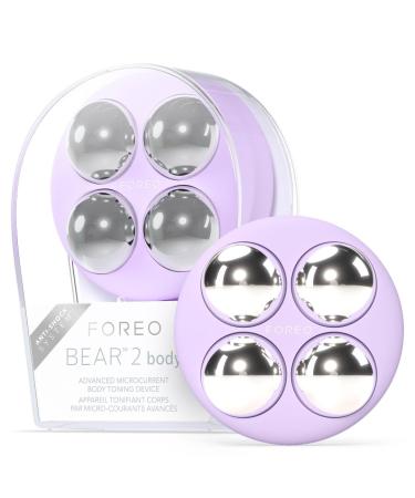Foreo Bear 2 Body Anti Cellulite Massage device with microstrom - Dermar roller & lymphatic drainage - tightness & contour - Body massage device - increases the absorption of skin care products - lavender