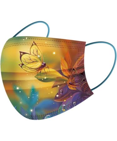 3 Ply Disposable_Face_Mask with Halloween Cute Pattern Design Comfortable Covers Suitable For Adults Outdoor Use Protection - Buy Online on GoSupps.com