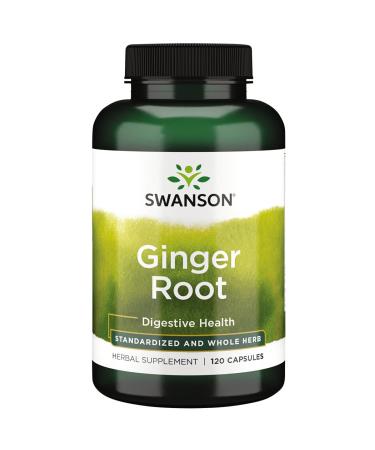 Swanson Ginger Root (Standardized) 250 Milligrams 120 Capsules