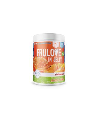 ALLNUTRITION Sugar Free Jam - Frulove In Jelly Apricot & Orange - Seriously Low Carb Fruits in Jelly - 80% Fruit Jelly Low Calorie Spread - Sugar Free Marmalade - Vegan Friendly - 1000g