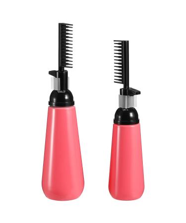 2 pi ces Bouteilles Applicatrices Teinture Cheveux et Plastique L ger avec Brosse pour Distribution Uniforme Accessoires Coiffure Pratiques