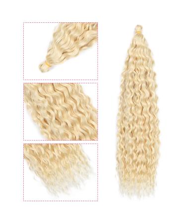 Deep Twist Crochet Hair - 22 Inch Ombre Kinky Curl Braided Extensions | 3 Pack Synthetic Waterwell Twist Hairstyles - Buy Online on GoSupps.com