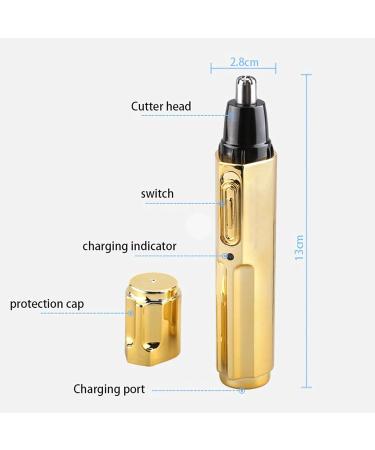 Electric Nose Hair Trimmer - Rechargeable Nostril Cleaner for Precise Hair Removal | Best Nose Hair Trimmer - Buy Online on GoSupps.com
