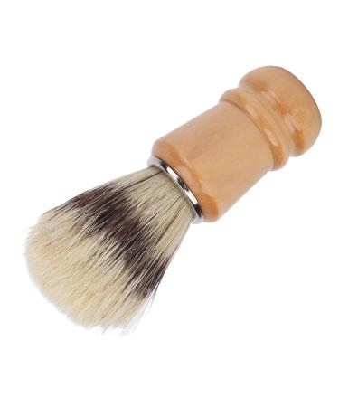 Premium Wooden Handle Salon Shaving Brush for Men - Comfortable Grip for Home Use - Buy Online on GoSupps.com