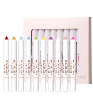 Eye Brightener Stick Waterproof Eyeshadow Pencil with | Highlighting Pigmented Shiny Eyeshadow Pencil Waterproof Classy for Shimmer Eye Shzons