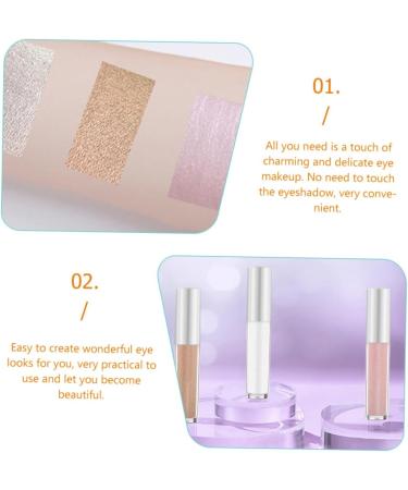 VINTORKY 3pcs Eye Makeup Plastic Eye Makeup Tools Eyeshadow Sparkle Eyeshadow - Buy Online on GoSupps.com
