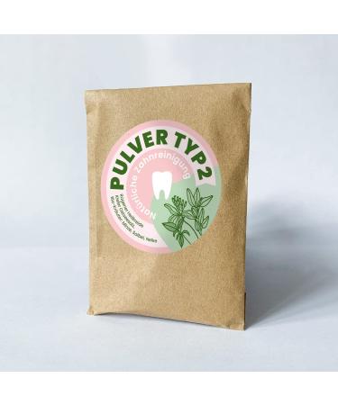 SCHETTLER's Powder Type 2 | natural dental care | 20g refill bag made of kraft paper