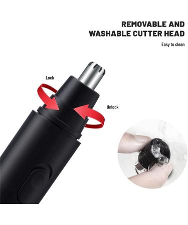 Buy 2-in-1 USB Rechargeable Nose Hair Trimmer | Electric Beard Shaver & Ear Hair Removal | International Shipping Available - Buy Online on GoSupps.com