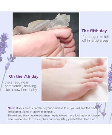 Foot Mask Safe Use Good Wrapping Natural Ingredients Improve Foot Skin Exfoliating Feet Mask for Home - Buy Online on GoSupps.com