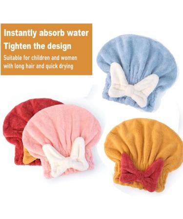 2024 Premium Super Absorbent Blue Hair Towel Wrap - Quick Drying Microfiber for Curly Long & Thick Hair - Unisex Hair Drying Cap - Buy Online on GoSupps.com