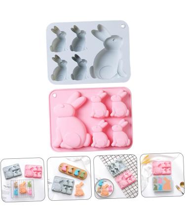 Zerodeko 2pcs Easter Cake Mold Gummy Molds Soap Mold Silicone Molds Silicone Cake Mold Easter Baking Mold Fondant Molds Chocolate Molds Silicone Baking Supply Easter Rabbit Mold - Buy Online on GoSupps.com