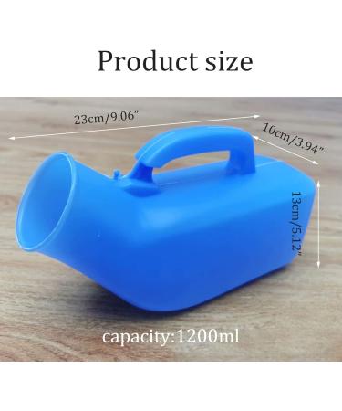 Male Urine Bottles Portable Pee Bottles Spill Proof Men Urine for Travel Hospitals Emergency 1200ML Urinals - Buy Online on GoSupps.com