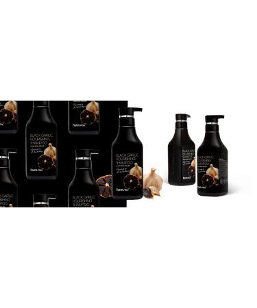 FARMSTAY Black Garlic Nourishing Shampoo 530ml - Revitalize & Strengthen Hair | International Shipping Available - Buy Online on GoSupps.com