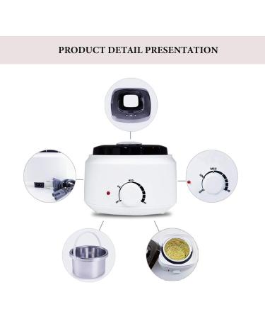 Wax Warmer Set | Built-in Thermal Safety Control | 6 Hard Wax Beans (White Honey) | Home Waxing for Women & Men - Buy Online on GoSupps.com
