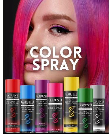 Lorenti Hair Color Spray | Temp Perfect Tone | Anti-Fade Colour Protection | Secret Red 150 ml - Buy Online on GoSupps.com