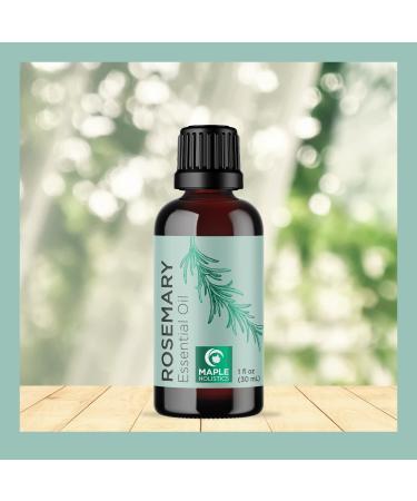 Pure Rosemary Essential Oil for Aromatherapy - Hair, Skin, Nails - 1 Fl Oz - Dry Scalp Treatment - Enhance Shine - Diffuser Oil - Buy Online on GoSupps.com