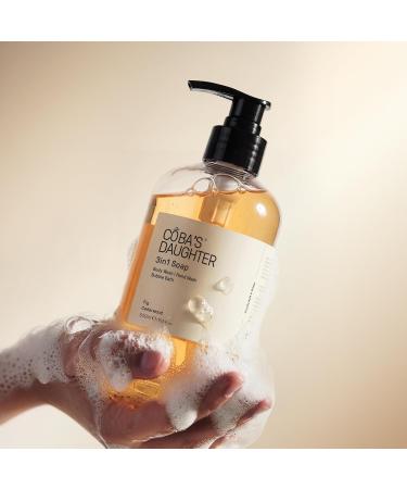 COBA'S DAUGHTER 3in1 Soap | Bubble Bath Body Wash & Hand Wash | Aromatherapy-Infused with Fig & Cedarwood | Inulin & Seaweed Extract for Exfoliated Balanced & Nourished Skin | 16.9 fl oz Fig/Cedarwood - Buy Online on GoSupps.com