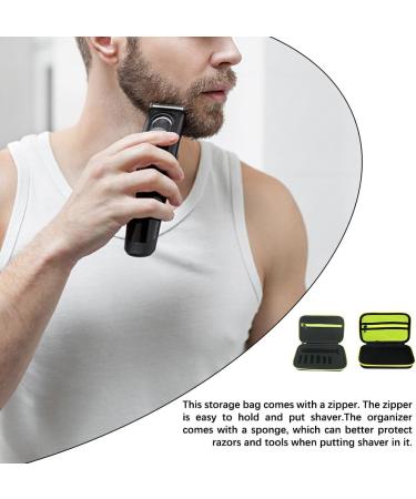 Dijiusidy Hard Shell Razor Storage Bag - Shockproof Portable Organizer for Men | Lightweight Travel Case - Black - Buy Online on GoSupps.com