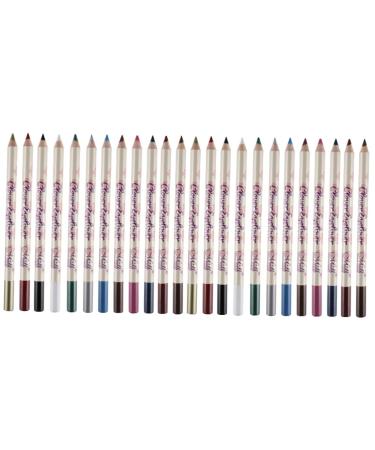 CANIGHT 24 Pcs Eyeshadow Pen Eyeliner Pencil Grey Eyeliner Pencils Blue Dark Brown Eyeliner Pencil
