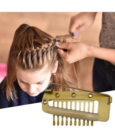 Chunni Clips with Safety Invisibility Pin Comb Wig Clips 10 Teeth Small Snap Comb Wig Clips for Hair Extensions and fixed Dupatta Muslim Hijab Tikka - Buy Online on GoSupps.com